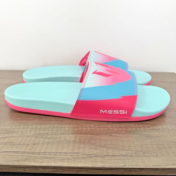 New Adidas Adilette Comfort Messi Slides JR6326 Men’s Size 11 main image 7